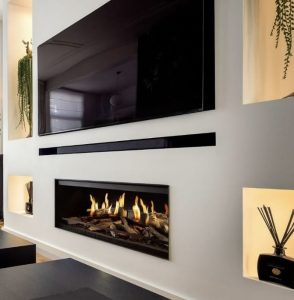 Mendota Netzero electric fireplace